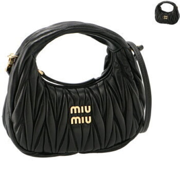 Miu Miu Handbags - Miu Miu Shoulder Bag Wonder Matelasse Hobo